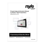Microprocessor control programming manual for Nyle electro heat pump boilers.