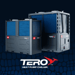 Nyle Tero Series heat pump chillers for commercial heating and cooling.