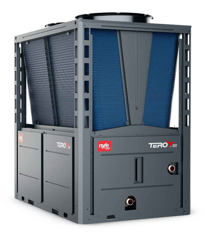 Nyle Tero™ Series heat pump chiller for efficient water heating systems.